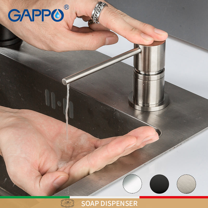 GAPPO Liquid Soap Dispenser Brass Kitchen