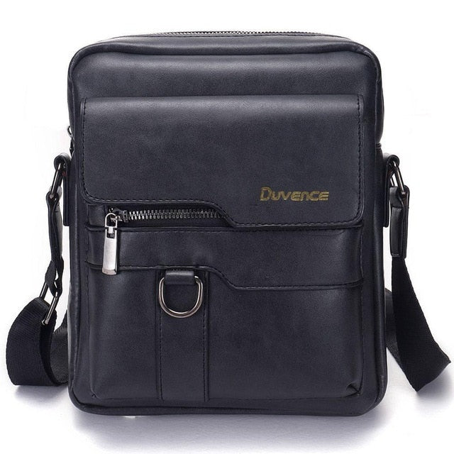 Fashion Men Shoulder Bag for 10.5" ipad Men PU Leather Flaps Men's Crossbody Bags Business Brown Flap Male Solid Messenger Bag